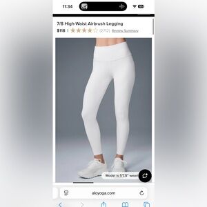 Alo Yoga High-Waist Airbrush Legging